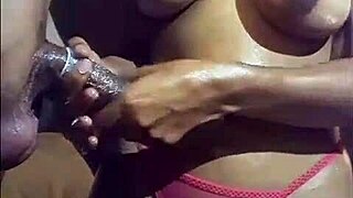 oiling handrea up before boyfriend and i doggy her hard