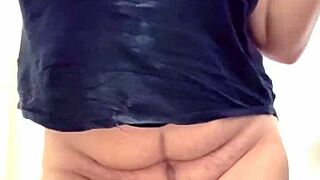 Arab Wife's Hairy Pussy Big Boobs Tease Webcam