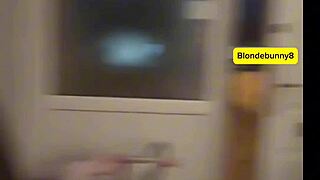 fucking my pussy with dildo door open for neighbors to see... 😏