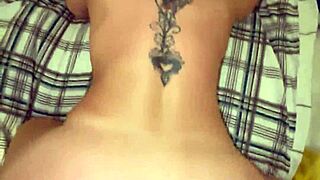 stepson pounds mommy's pussy hard then surprises with mouth cum!