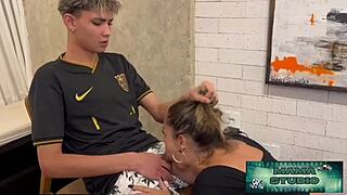 stepmom catches porn watcher then secret fuck