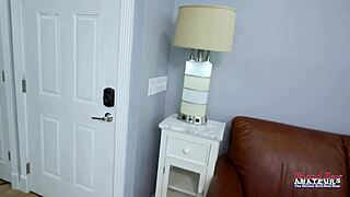 Carmen Valentina's petite frame takes sloppy deepthroat and pounding