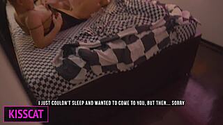 i caught two stepmoms lesbian fucking and joined till squirt