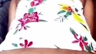 Black Mature Mom's Big Pussy Lips Earn Free Shopping Cum Inside