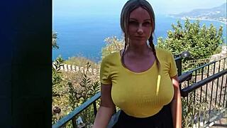 Chubby BBW Milf's Huge Tits Bounce Wildly!