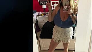 Chubby BBW Milf's Huge Tits Bounce Wildly!