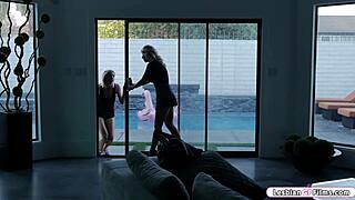 blonde teen begs lick milf pussy one final lesbian time