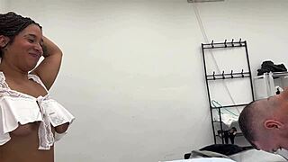 Chubby latina model begs to stop as i pound her fat pussy raw