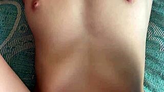 isis sun's dildo show on big ass ends with interracial cuckold cum inside