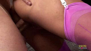 brunette milf with big tits spots your monster cock, wanna ride it doggystyle?