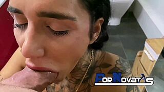 Pornovatas catches perfect german mommy in shower surprised by victor bloom's thick spanish cock