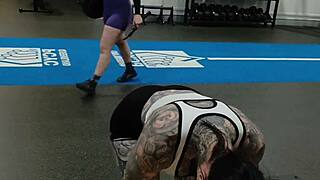 check out this gym milf's juicy big ass booty workout?