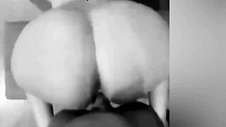 Black Mature Busts Open for Monster Cock Ride!