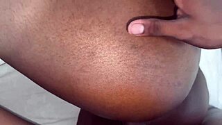 Huge ass ebony stepmom fucked hard in husband's room