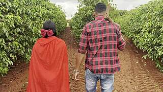 Wolf devours lost Red Riding Hood pussy!