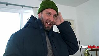 Street guy showers then fucks my pussy rough