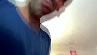 blonde milf in fishnets and heels gets bent over fucked doggystyle on bed