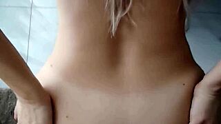 Intense painful anal sex with mature blonde girlfriend