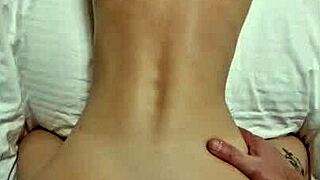 i adore that thick cock stretching my ass deep in passionate bathroom creampie