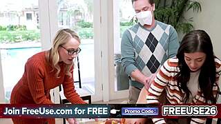 daddy's little girl rides shaved pussy cowgirl bent over this thanksgiving freeuse season