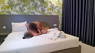 Pinay teen begs roommate to cum deep inside her wet pussy during passionate cunilingus session