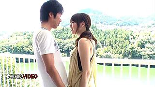 yuri sato asian milf blowjobs steal threesome show