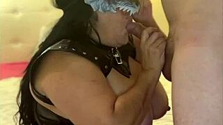 playing with stepson accidentally sucks his cock taboo