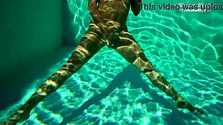 all natural milf julia north takes underwater anal pounding in pool