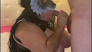 playing with stepson accidentally sucks his cock taboo