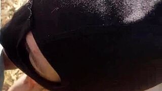 wanna humiliate this chained french maid slut in the garage then fuck her outdoors?