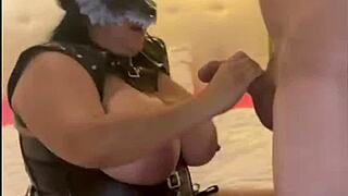 playing with stepson accidentally sucks his cock taboo