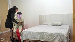 husband watches me face fuck his huge tits wife deepthroat cum in mouth cuckold