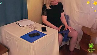 her screams echo as my cock destroys this unprepared mature milf's tight ass completely