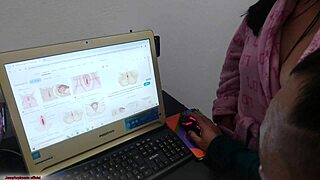 Aula de anatomia turns into punheta sex with busty milf stepmom