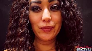 petite blonde lexxie gags deep on dildo machine pounds hairy pussy relentlessly