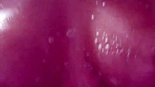 latina milf bathroom big ass pussy toy creampie squirting