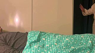 stepmom sneaks night cock sucking secret from stepdad