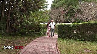 damn, that wild mature asian's blowjob outdoors got me fuckin' her hairy pussy so intense...