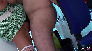 i love two blonde milfs' big bouncing boobs in mmff foursome