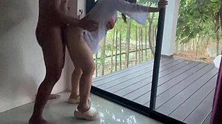 cute thai teen milf couple hardcore fucks big ass pussy outdoors public homemade