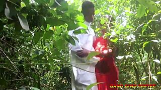 i fuck african goddess hairy pussy deep in the bush