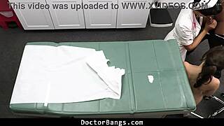 Gymnast teen fucks shy doctor hard to pass her drug test?