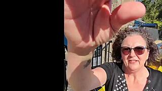 Ali Allure Rides Dildo Anal Creampie After Motorcycle Fuck Stranger