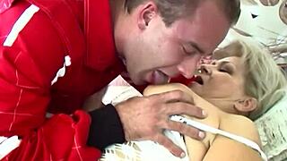 russian electrician hammers fat old blonde milf relentlessly