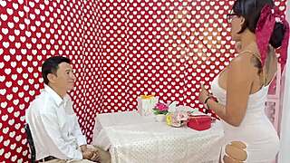 i fuck BIG-ASSED waitress on valentines with my HUGE cock dripping wet pussy!!