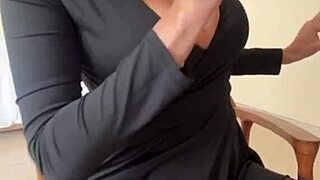 stepmom's milky natural tits beg for my hot jerkoff cum shower webcam style