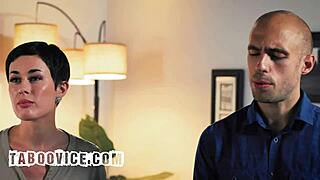 cuckold milf boss watches husband fuck hairy secretary office