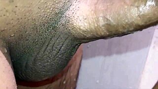 Fucking friend's wife hard in bathroom until massive cum explosion!