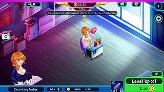 new secretary at work gets playful fingering and wild office milf action!!