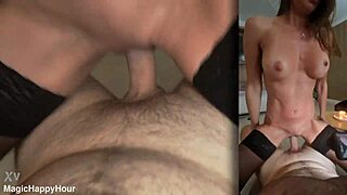 NDA Tempts With Angelica Heart's Juicy Double POV Ride